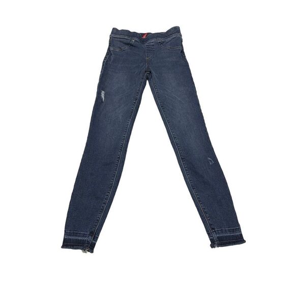 Spanx Distressed Ankle Skinny Jeans Medium - Picture 4 of 9